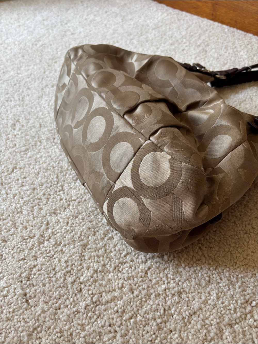 Coach Madison Maggie Shoulder Bag OP art sateen - Picture 6 of 14
